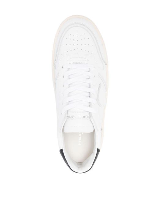 Sneakers Temple Veau di Philippe Model in White