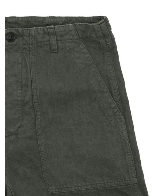 Fortela Green Newfatiguetv Linen Trousers
