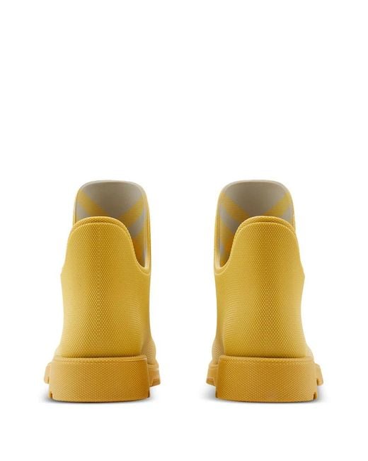 Burberry Yellow Marsh Rain Boots for men