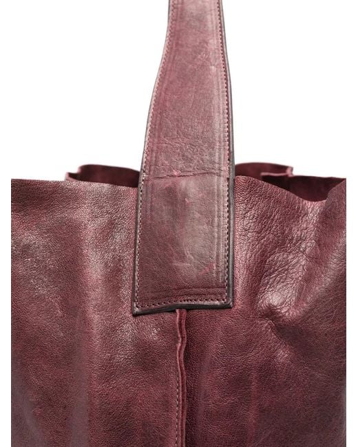 Sac Porté Épaule Sahara En Cuir SOMMET en coloris Purple
