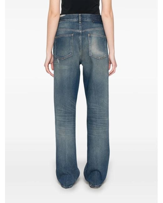 Golden Goose Deluxe Brand Blue Distressed Effect Journey Jeans