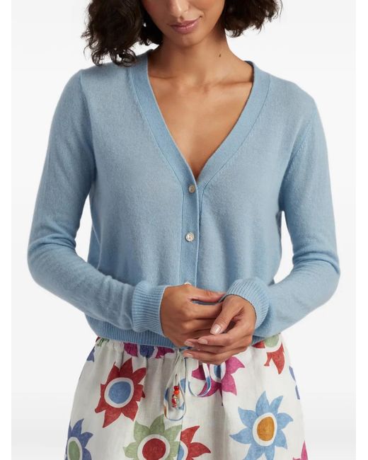 Chinti & Parker Blue Cardigan Mit V-Ausschnitt