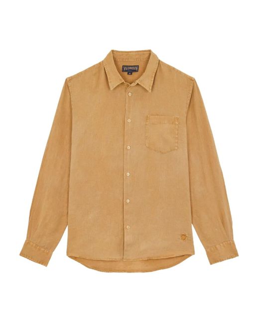 Camisa de lino Vilebrequin de hombre de color Natural