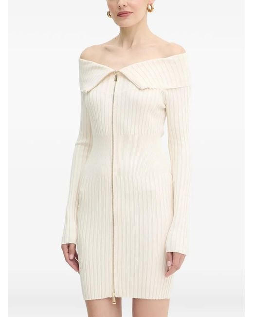 apiece apart off the shoulder dress Aphrodite Off Shoulder Crepe Gown - Ivory