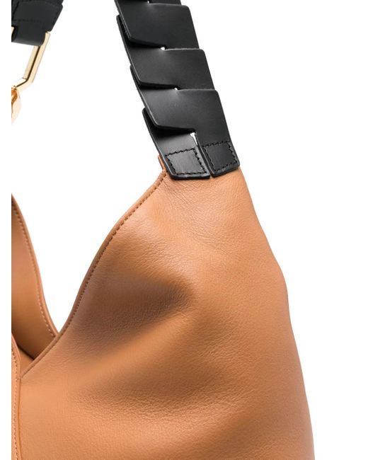 Lancel レザーショルダーバッグ Brown