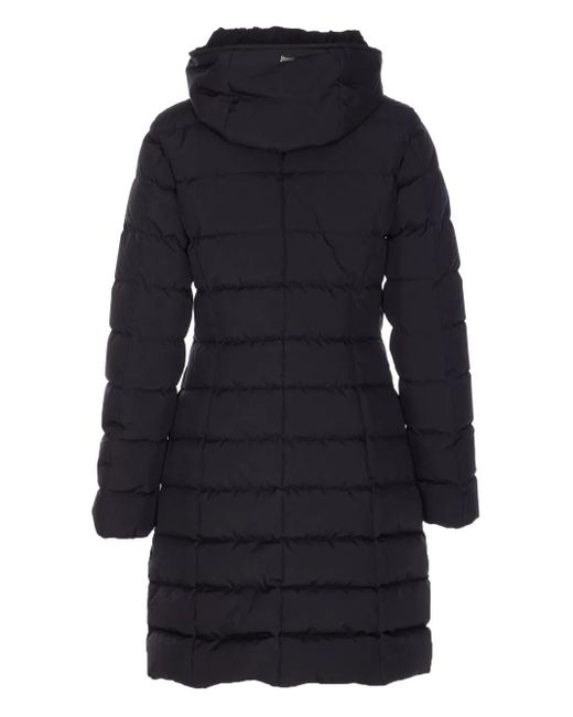 Herno Blue Zip-Up Padded Coat