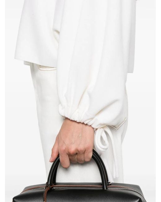 Max Mara White Wool Blouse
