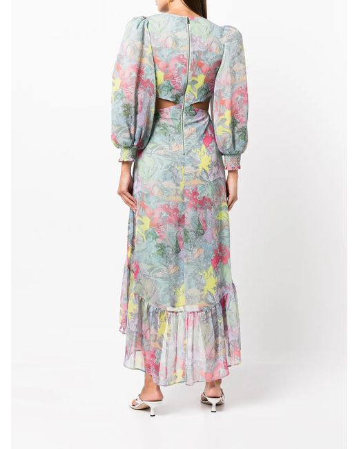 Vestido Katia largo de Alice + Olivia x Lola Schnable Alice + Olivia de color Green