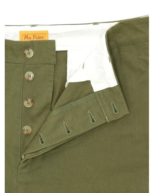 Fortela Green Noll Twill Shorts for men