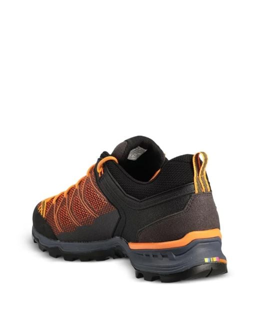 Salewa Brown Mtn Lace-Up Performance Trainers for men