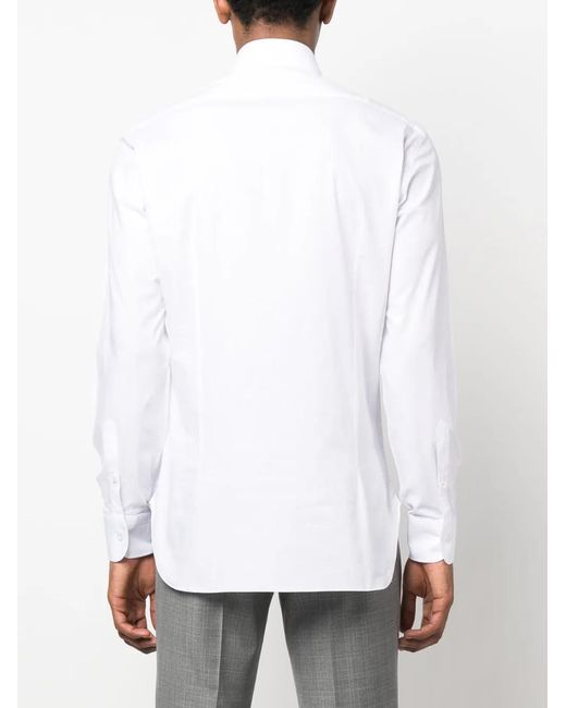Camicia di Barba Napoli in White da Uomo