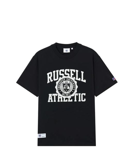 Chocoolate Black Logo-Print Crew-Neck T-Shirt for men