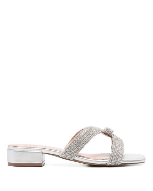 Bibi Lou White Flache Sloan Sandalen