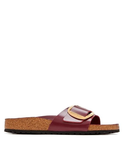 Birkenstock Brown Madrid Big Buckle Strap Sandals