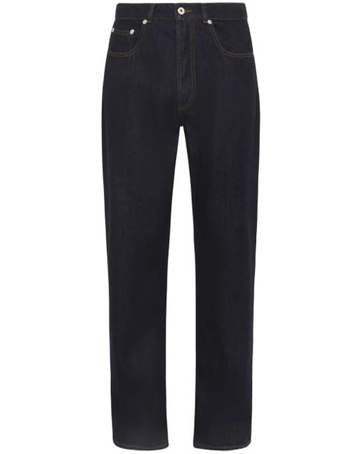 J.W. Anderson Blue Straight-Leg Jeans for men