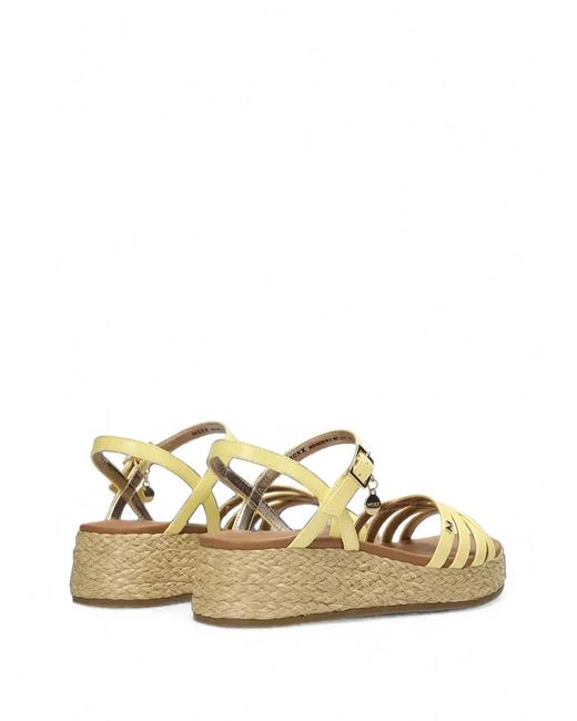 Mexx Metallic Woven-Platform Sandals