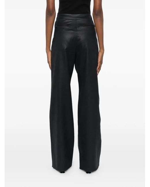 Botsi Gray Button-Fastening Trousers