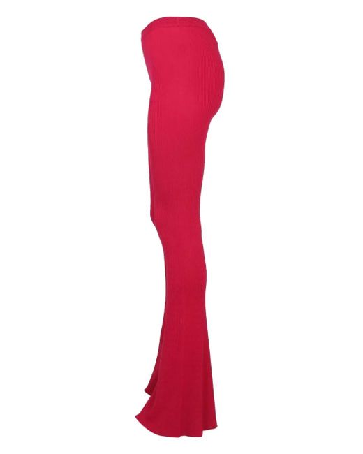 DSquared² Red Ribbed Trousers
