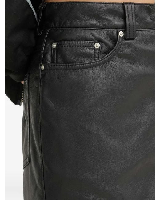 Won Hundred Black Maxirock mit Reißverschluss