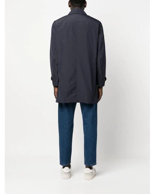 Fay Blue Detachable-Lining Coat for men