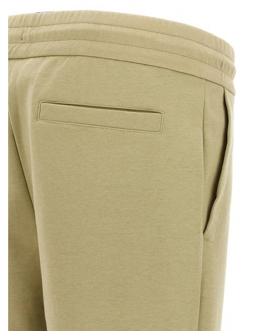 Boss Natural Logo-Patch Track Pants for men