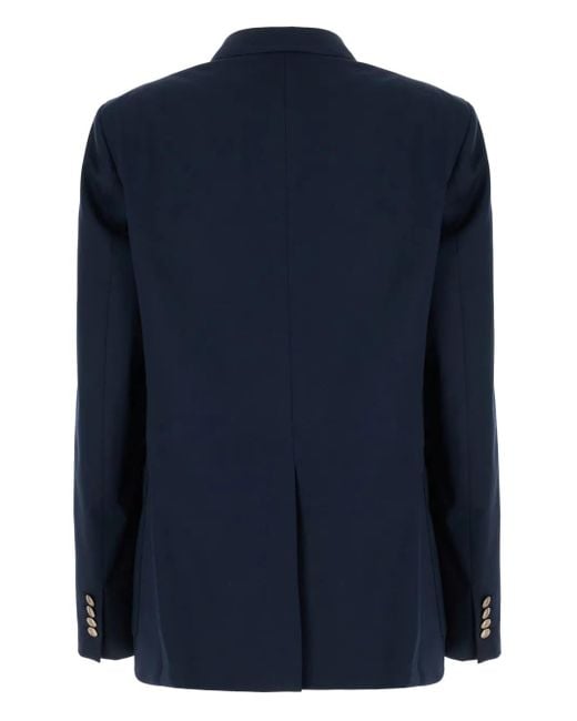 Seafarer Blue Double-Breasted-Button Jacket