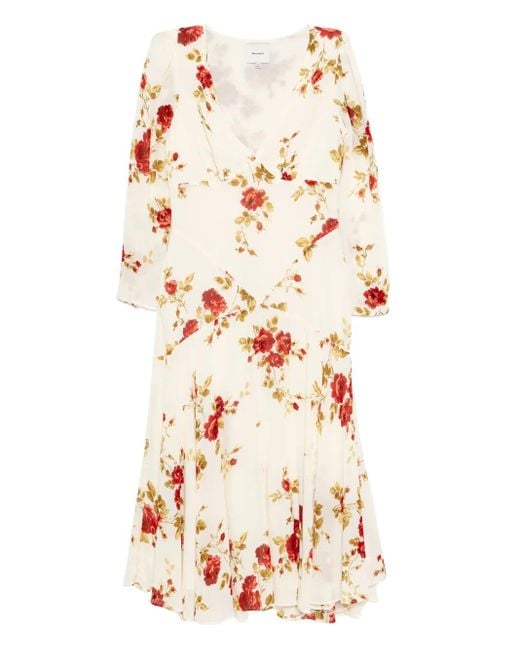 Reformation White Maureen Dress
