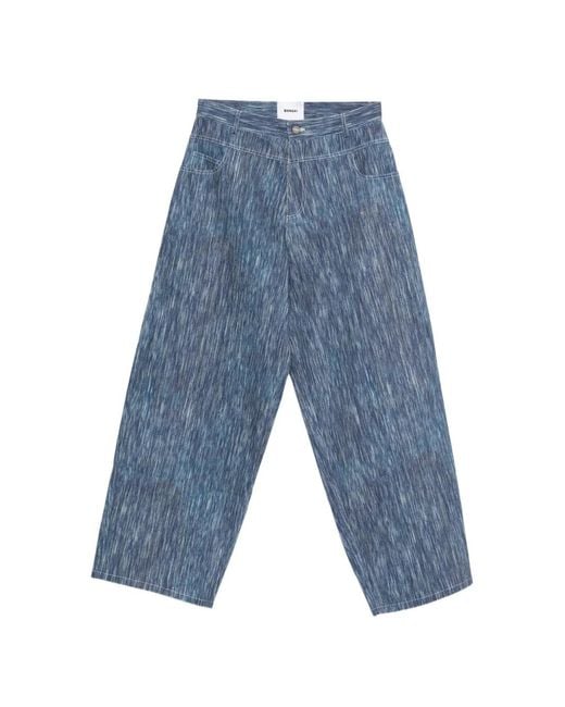 Bonsai Blue Textured Jeans for men