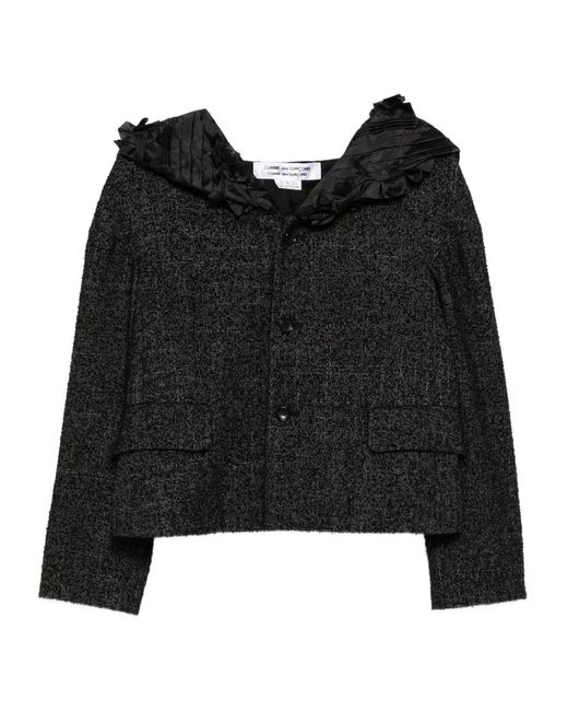 Comme des Garçons Black Ruffled Jacket