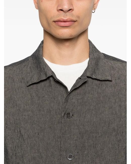 Barena Gray Pocket Button Shirt for men
