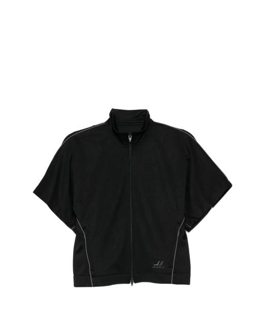 Juun.J Black Logo-Embroidered Jacket