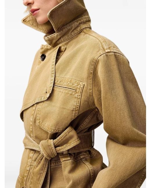 RETORI Natural Belted Denim Jacket
