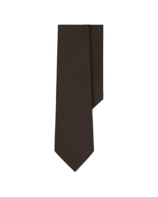 Boggi Black Tie Jacquard Drill Reinforcement Silk for men