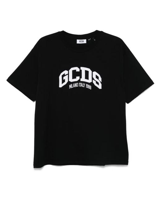 Gcds Black Lounge T Shirt for men