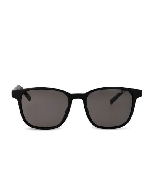 Tommy Hilfiger Sonnenbrille Mit Eckigem Gestell in Black für Herren
