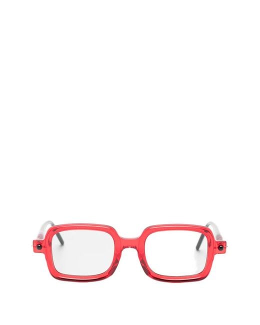 Kuboraum Red Maske P2 Square-Frame Sunglasses