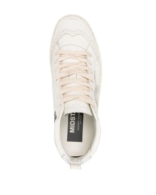 Golden Goose Deluxe Brand White Hi Mid Star Sneaker