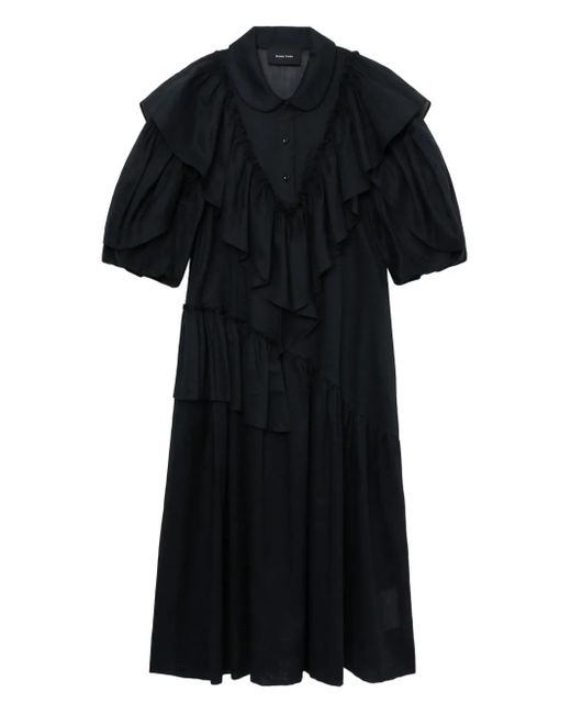 Simone Rocha コットンブレンド ワンピース Black