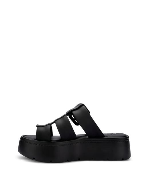 Melissa Black Pump Platform Sandals
