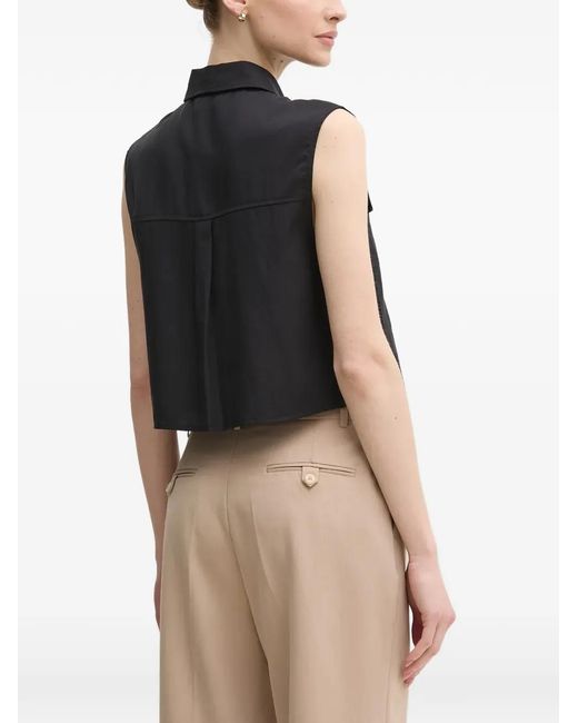 GAUDI Black Cest-Pocket Shirt