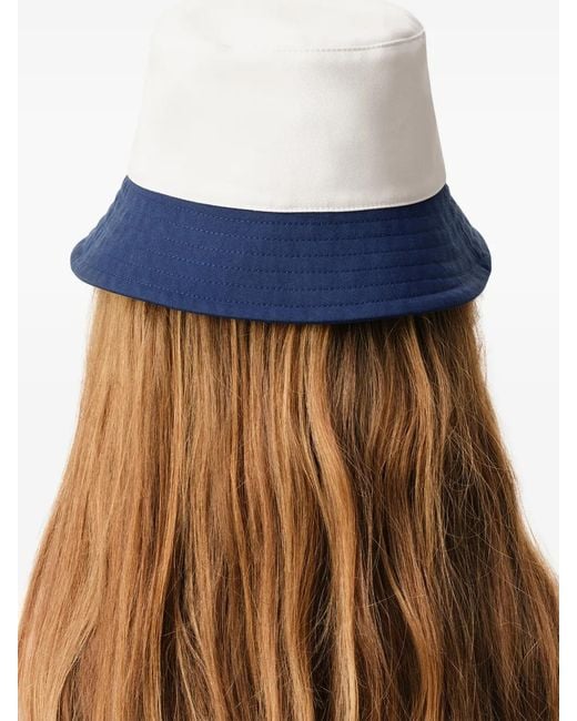 AMI Blue Bicolor "Ami Paris" Hat for men