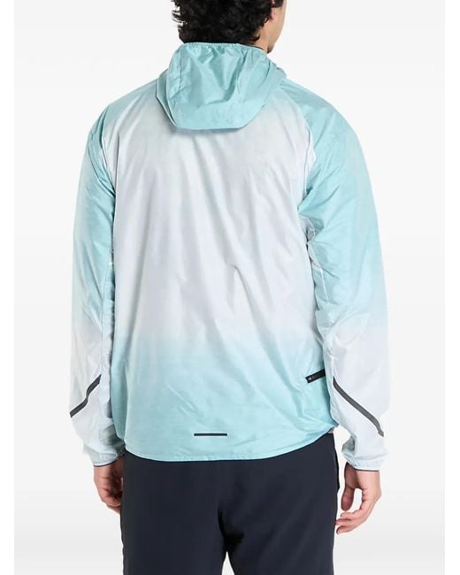Adidas Blue Hooded Zip Jacket for men