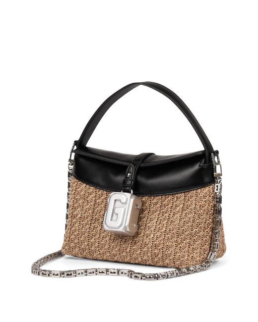 Gcds Black Mega Comma Shoulder Bag