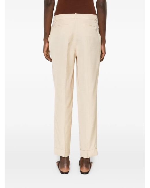 P.A.R.O.S.H. Natural Buttoned Trousers
