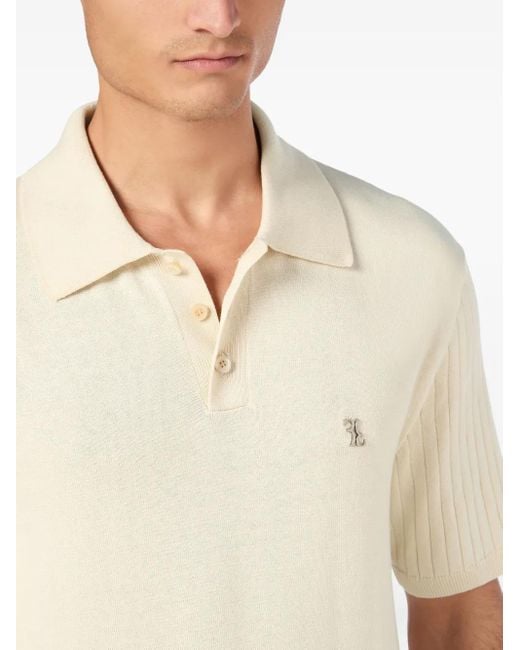 メンズ Billionaire Ribbed Short-sleeve Polo Shirt Natural