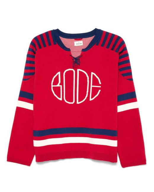 メンズ Bode Rink セーター Red