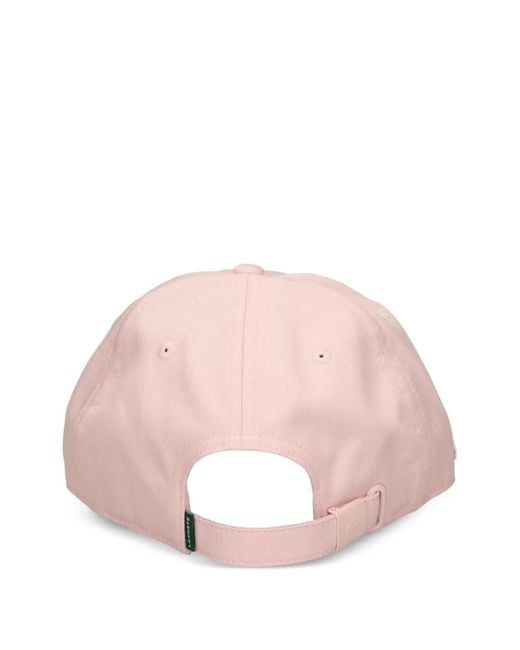 Lacoste Pink Baseballkappe Mit Logo-Patch