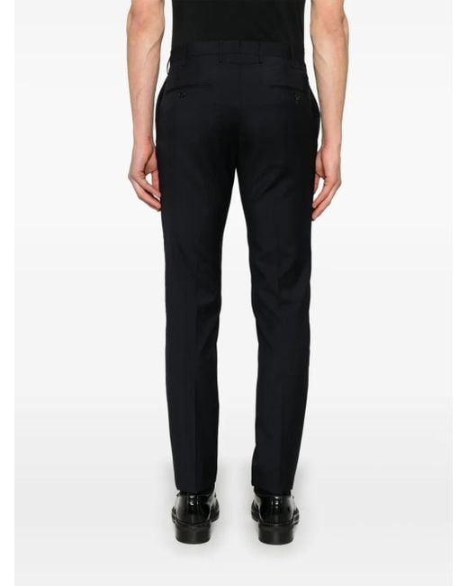 Incotex Wollen Broek in het Black voor heren