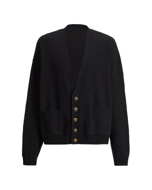 Balmain Black Cardigan Éco-Cachemire for men