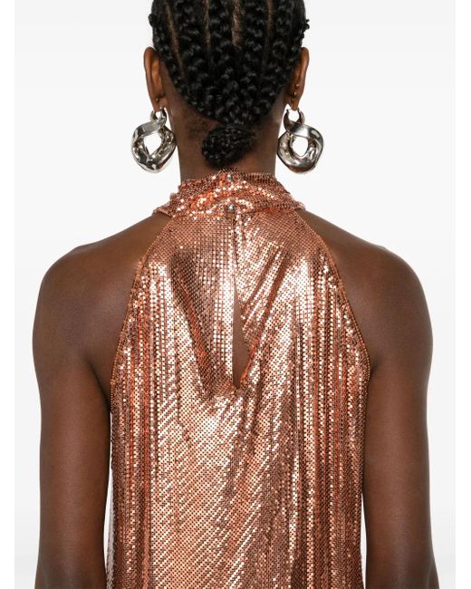 Rabanne Brown Asymmetrisches Oberteil